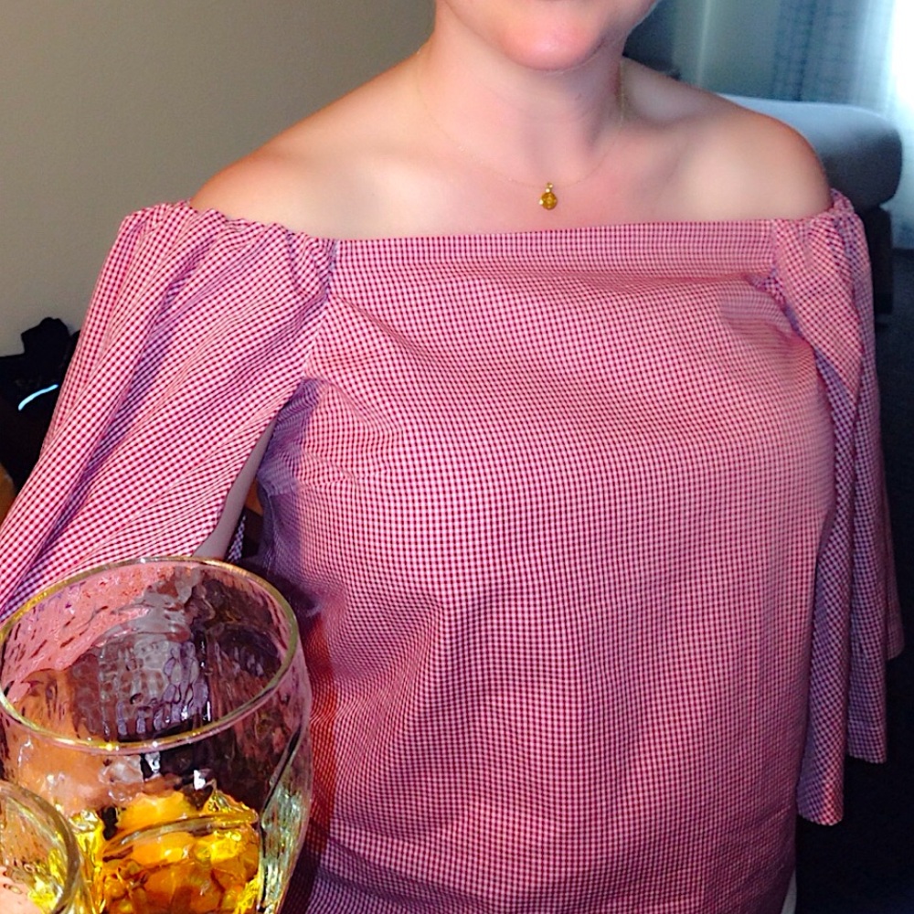 Banana Republic Gingham Top